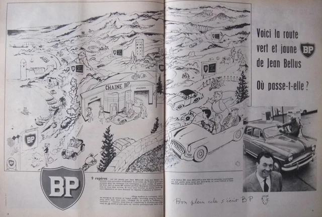 PUBLICITE ADVERTISING ASPRO TOUR DE FRANCE ANNEE 1958 M279