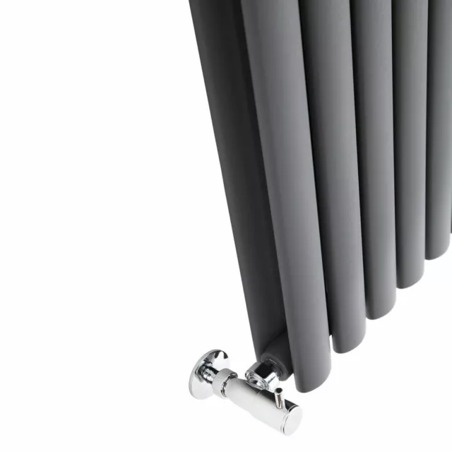 Anthracite Vertical Double Panel Radiator 1600mm x 354mm 3