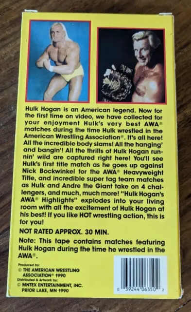 1981-1983 - HULK Hogan's Highlights - AWA Matches! 1990 MNTEX ...