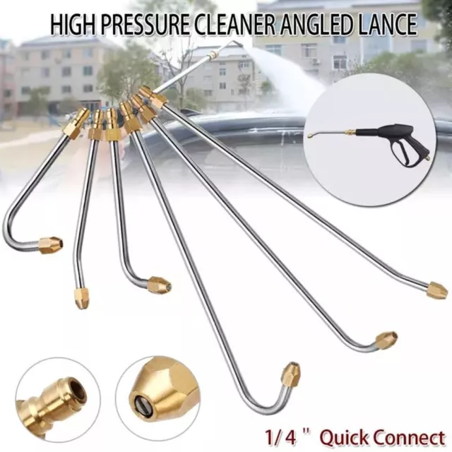 Flexible Pressure Washer Angled Lance Extension for Hard to Reach Areas