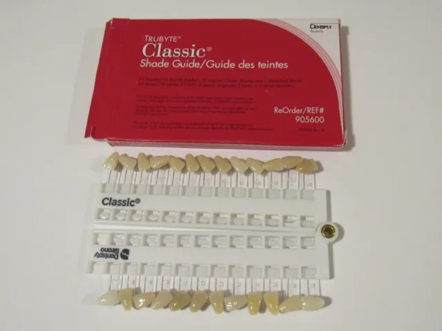 Dentsply Trubyte Classic Shade Guide 25 shades