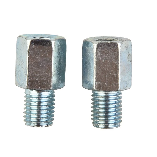 Adattatori specchio facili da installare per moto o scooter da 8 mm a 10 mm (2 p