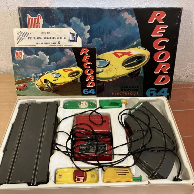 Coffret Circuit Voitures Jouef Record 64, Course Junior Avec Courbes