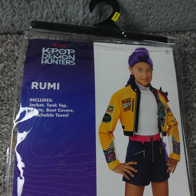 Spirit Costumes Rumi KPOP DEMON HUNTERS Rumi Costume Spirit Halloween Child Large Priority ...