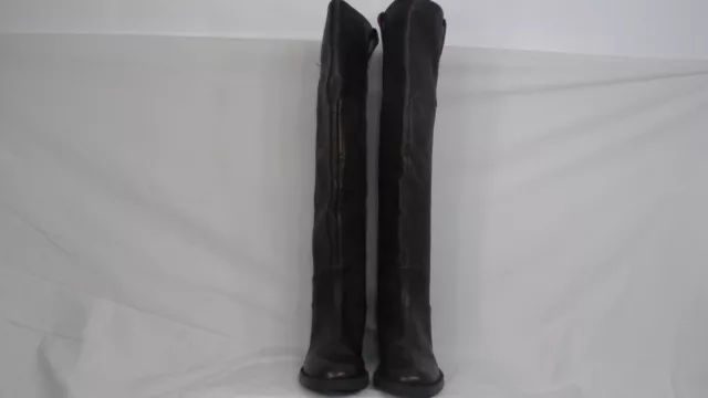 Enzo Angiolini 'Holdyn' Dark Brown Leather Over-the-Knee Pull-On Boot Size 6 M 3