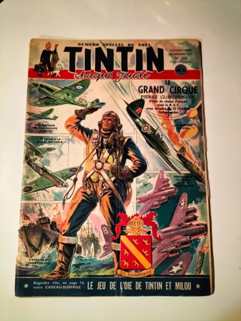 Journal Tintin N° 165 Du 20 Decembre 1951 Avec Son Jeu De L Oie