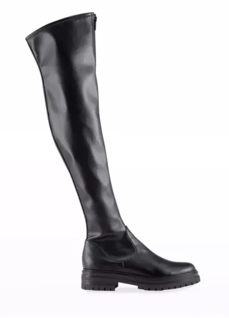 New $1495.00 Gianvito  Rossi Stretch Napa Over The Knee Boots Sz 7.5