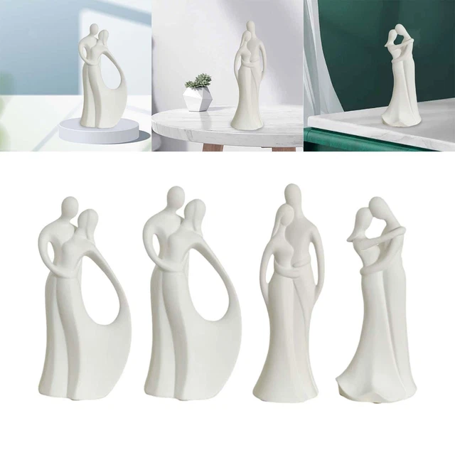 Statue de Couple, artisanat d'art, ornement nordique, amoureux décoratif pour