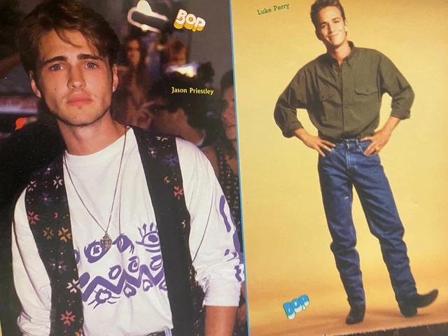 Beverly Hills 90210, Luke Perry, Jason Priestley, The Party, Full Page Pinup