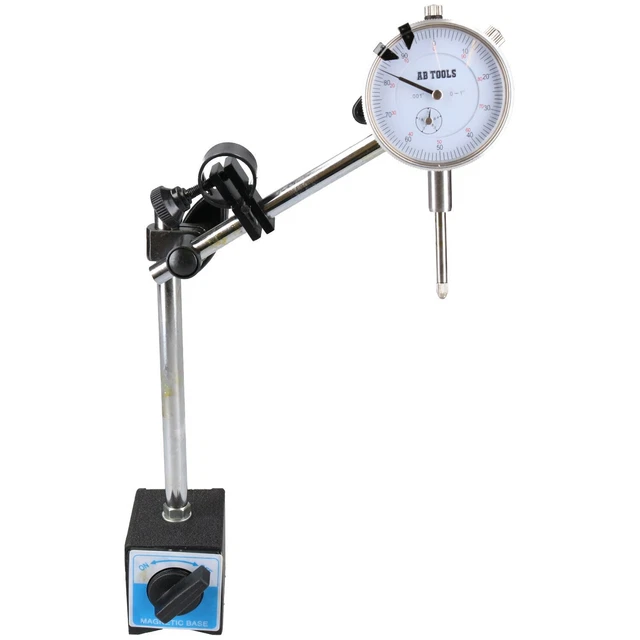 IMPERIAL DIAL TEST indicator DTI Gauge & Base Stand Clock