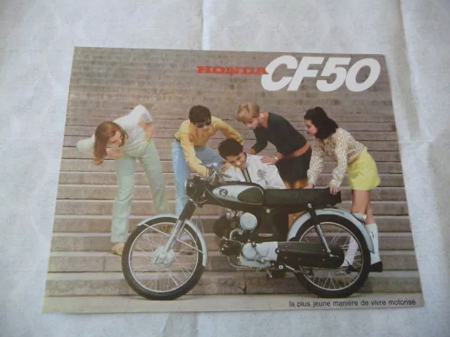 HONDA CF 50 prospectus catalog brochure prospekt dépliant pub