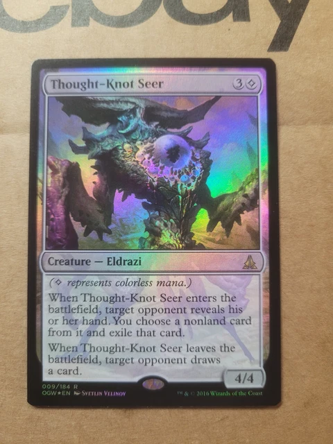 Thought-Knot Seer 1x FOIL OGW MTG Oath of the Gatewatch Rare NM colorless Thought-Knot Seer 1x FOIL OGW MTG Oath of the Gatewatch Rare NM colorless