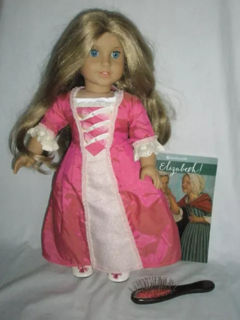 American Girl Doll - Elizabeth - With Meet Outfit and Book - Retired