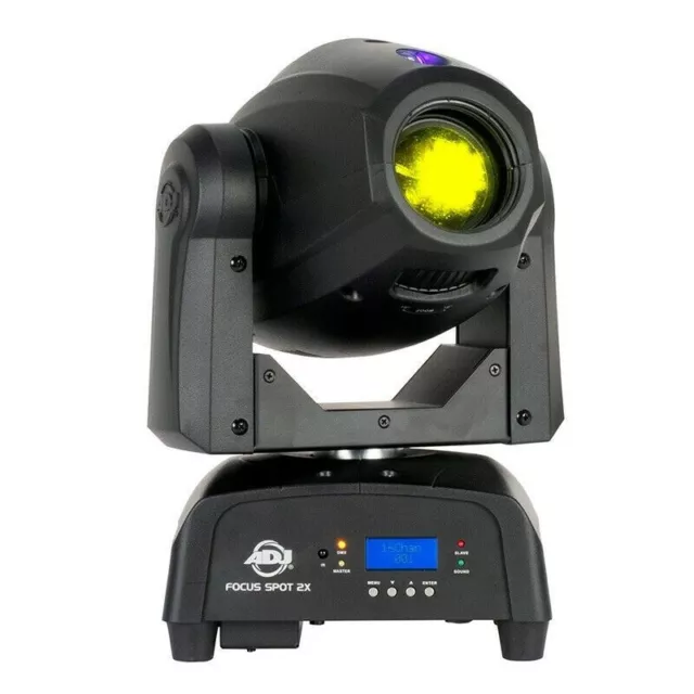 ADJ Focus Spot 2X 100W testa mobile LED effetti di illuminazione DJ prisma + staffa GOBO