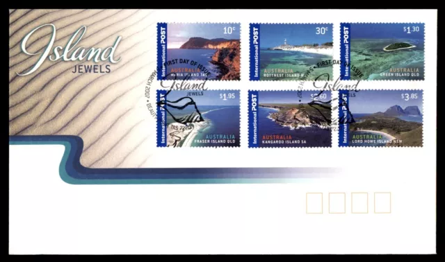 MayfairStamps Australia FDC 2007 International Post Island Jewels First Day Cove