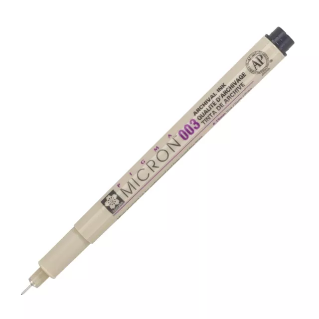 Sakura Pigma Micron Pigment Fineliner Pen - Sepia - 0.15mm Line - XSDK003
