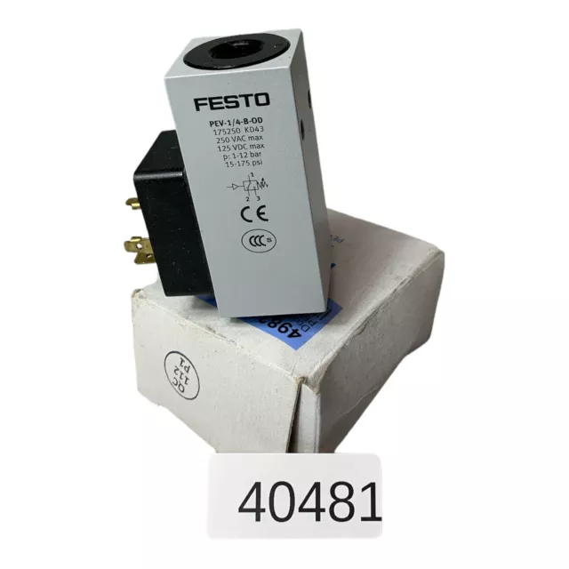 Festo Pev-1/4-b-od 175250 Pressure Switch