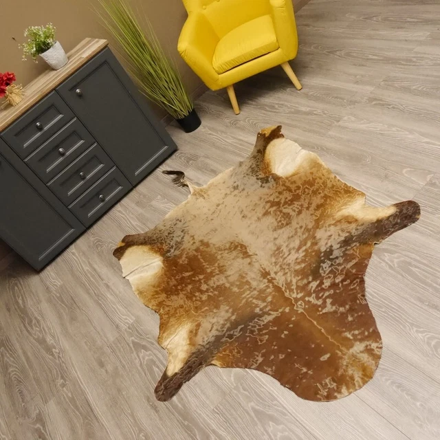 Hartebeest Búfalo Piel Alfombra Longitud 2M M
