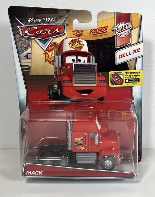 MATTEL DISNEY PIXAR Cars Mack Rust Eze Racing version Deluxe sur carte ...