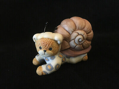 Lucy & Me Snail Bear Enesco Lucy Rigg 1990