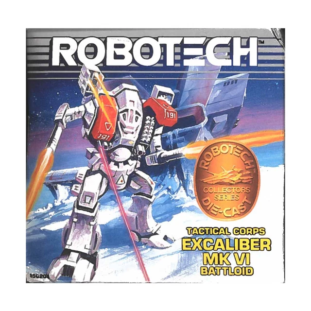 Matchbox Robotech Die Cast Tactical Corps - Excaliber Mk VI Battloid VG Matchbox Robotech Die Cast Tactical Corps - Excaliber Mk VI Battloid VG