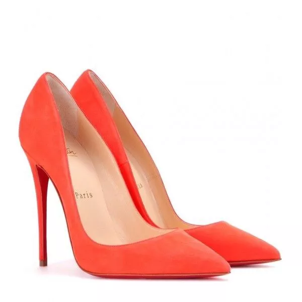 Christian Louboutin Pigalle Follies 100 Magma Orange 39.5 $675