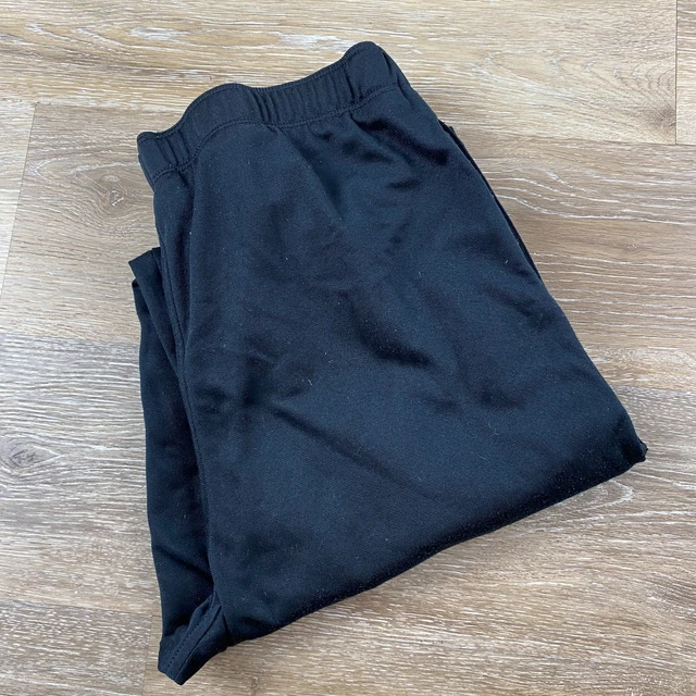 UNDER ARMOUR Stretch Tie Waist Navy Blue Activewear Track Pants Boy's Size Large