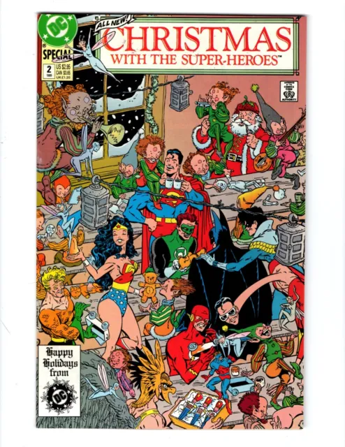 Christmas With The Super-Heroes #2 (Fn) [1989 Dc Comics]