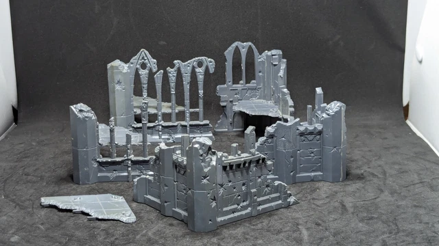 WARHAMMER 40K 3RD edition Gothic ruins scenery / terrain - OOP £30.00 ...