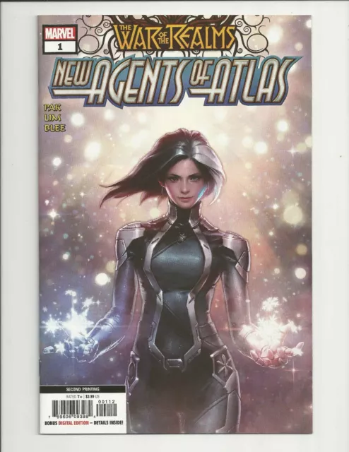 War Of The Realms New Agents Of Atlas #1 2nd Print Jee-Hyung Lee Variant 2019