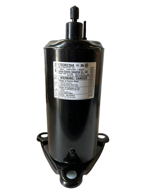 Panasonic, Matsushita, 2P17S3R236A 1A, ROTARY REFRIG COMPRESSOR 1HP 208-230V 1PH