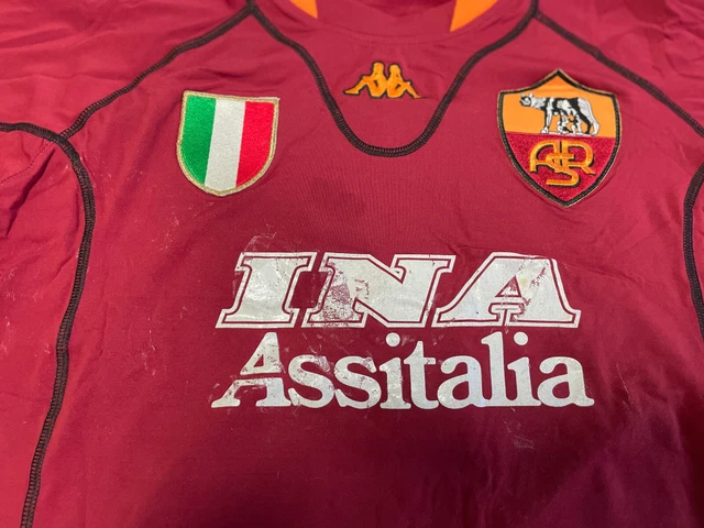 Maglie da calcio di squadre italiane AS Roma 2000-2001