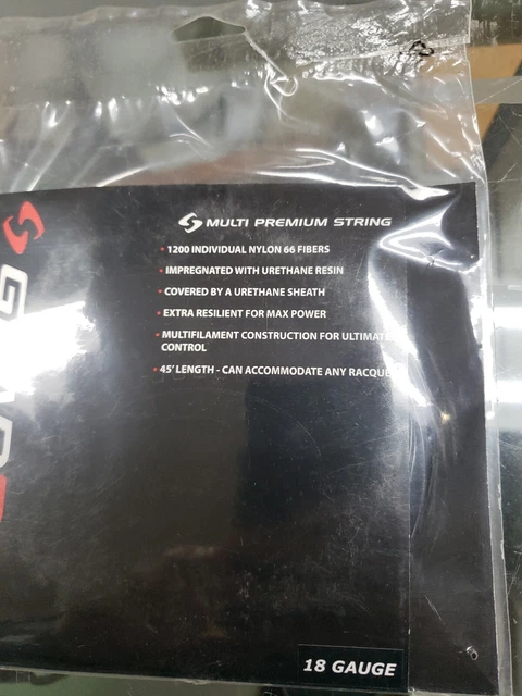 GEARBOX MULTI PREMIUM BLACK String 18 gauge 45 feet package string / 1 pack