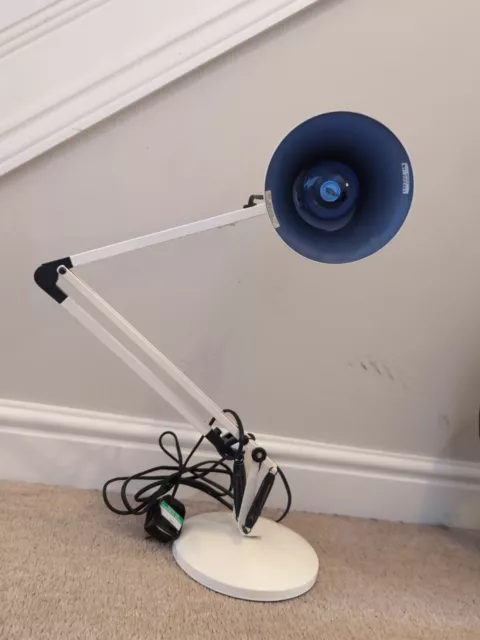Vintage Anglepoise White Desk Lamp 90 Fully Working Holds Poise