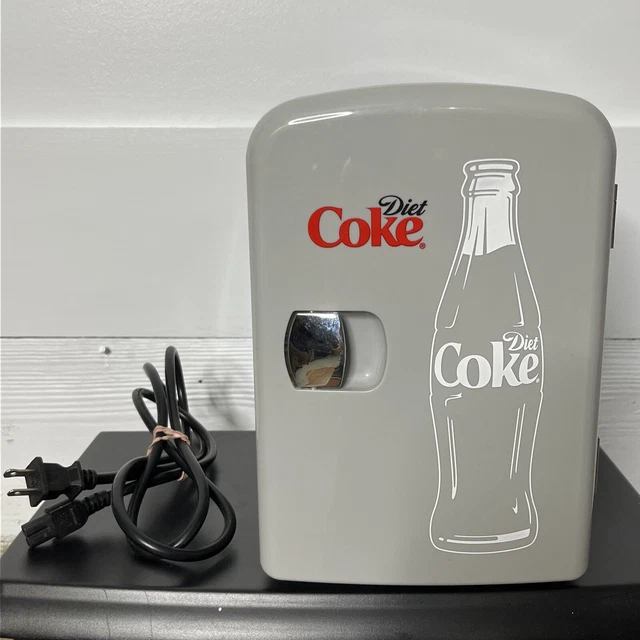 DIET COKE 6 Can Mini Fridge Portable 4L Mini Cooler Travel Compact
