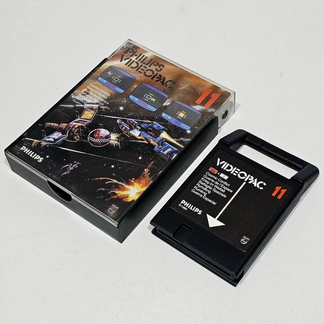 Jeu Philips Videopac N°11 – Cosmic Conflict / Guerre De L'espace – PAL