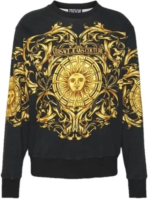 Versace Men Medusa Baroque Pullover Sweatshirt for Men - Size S