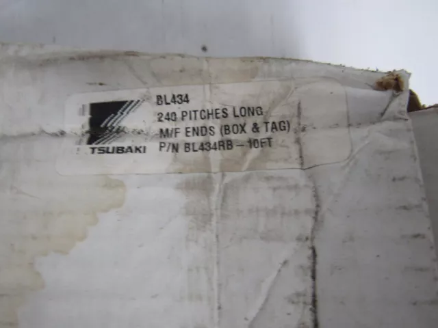Tsubaki Bl434Rb-10Ft 240 Pitches Long Leaf Chain