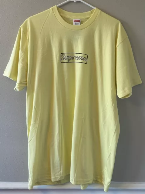 Supreme KAWS Chalk Box Logo Tee Red Size Medium Bogo T Shirt M