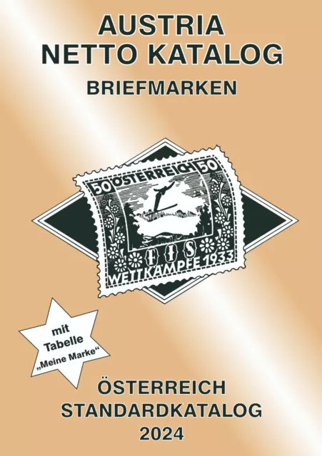 AUSTRIA NETTO KATALOGE - ANK Briefmarken Österreich Standardkatalog 2024