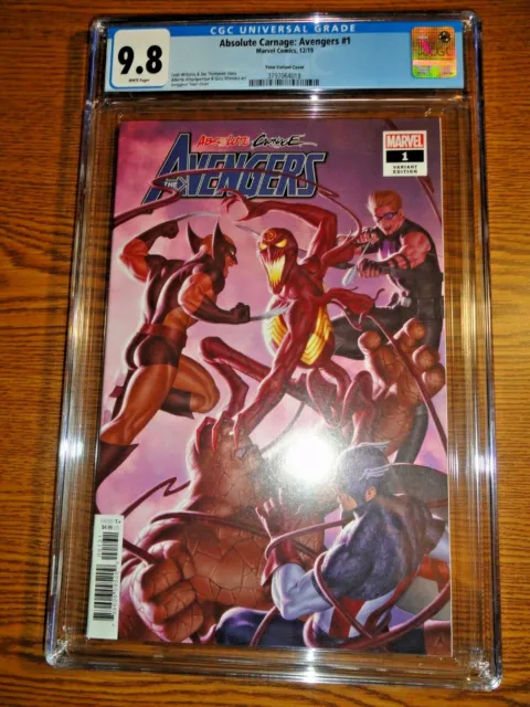 Absolu Carnage Avengers #1 Yoon Variante Housse Cgc 9.8 NM/M Spider-Man Marvel