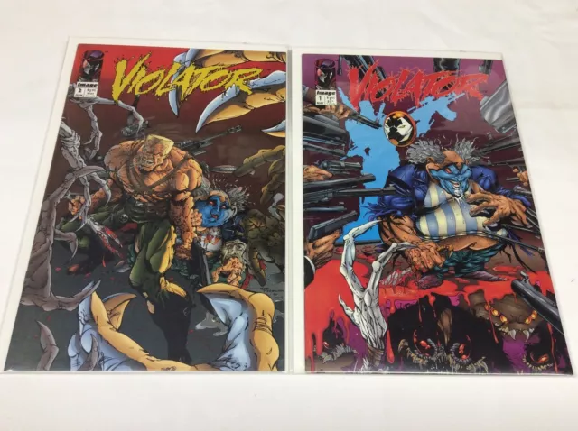 Violator #1-2 (Image/1994/Spawn/Alan Moore/Sears//091514) Complete Set Lot Of 2