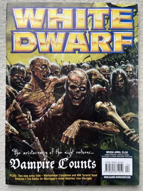 White Dwarf Magazine 256 Games Workshop April 2001