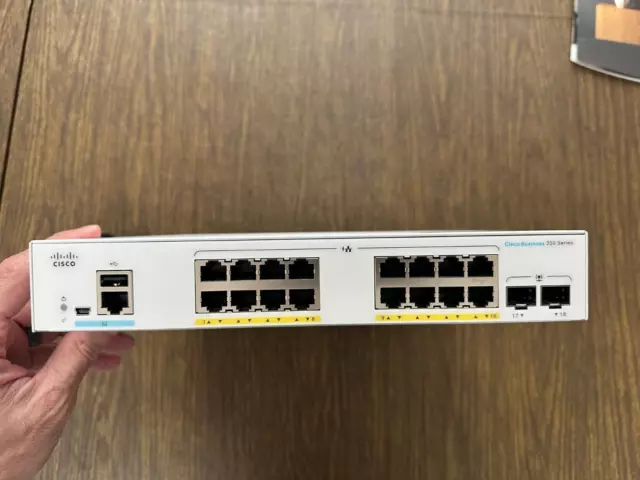 Cisco CBS350-16P-2G Ethernet Switch