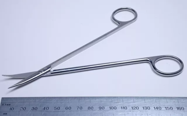 Aesculap #BC181R Reynolds Dissecting Scissors 7" Curved Stainless Steel Surgical