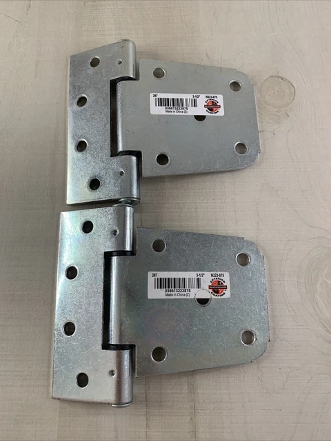 Lot Of 2 National Hardware 3-1/2" Gate Hinge Zinc Plated FREE SHIPPING NEW