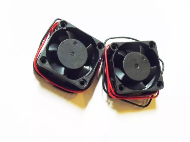 Pair Packed 1.5 1 1/2 Inch 12VDC 12 Volt Car Truck Cooling Fans Car Truck