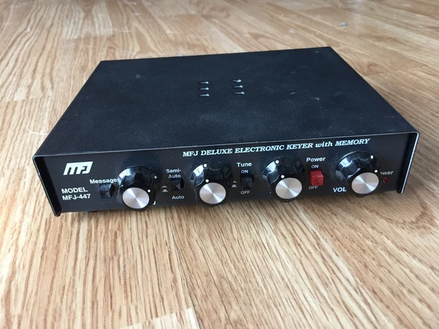 MFJ スーパーメニュー駆動型メモリーキーヤー MFJ-493 Ham Radio - QRP: Quirky Keyer - The MFJ-493