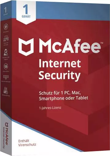 McAfee Internet Security | 1 Device - 1 Year | Security