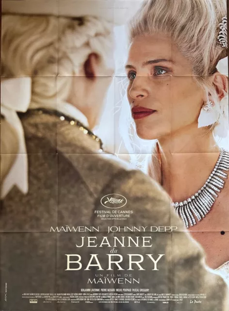 Affiche Cinéma JEANNE DU BARRY 120x160cm Poster / Maïwenn / Johnny Depp / MOD. A